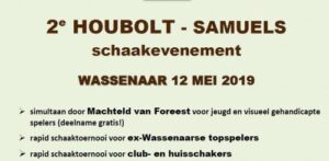 Schaaktoernooi bij vereniging Wassenaar