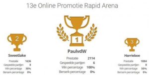 Paul wint Rapid en totaal klassement