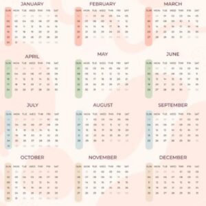 Kalender interne competitie is af