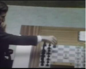 Eerste zet Fischer in de match van 1972