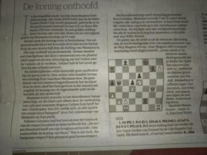 De koning onthoofd