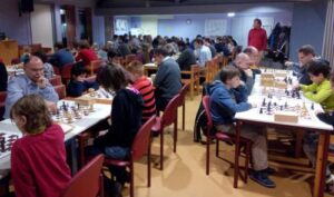 Famileschaak was weer gezellig
