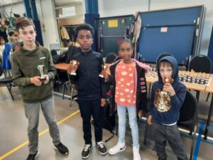 Eerste Grand Prix toernooi gezellig druk met 9 Promotie deelnemers