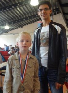 Jesse, Sina en Djezz op het NK FGH