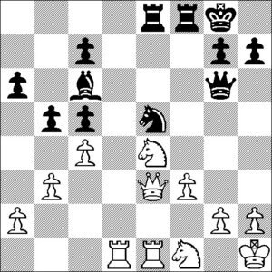 Zwart speelt en wint – oplossing
