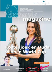 GM Robby in SchaakMagazine