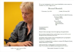 Uitvaart Bernard Bannink