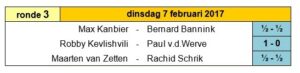 3e ronde Zeskamp